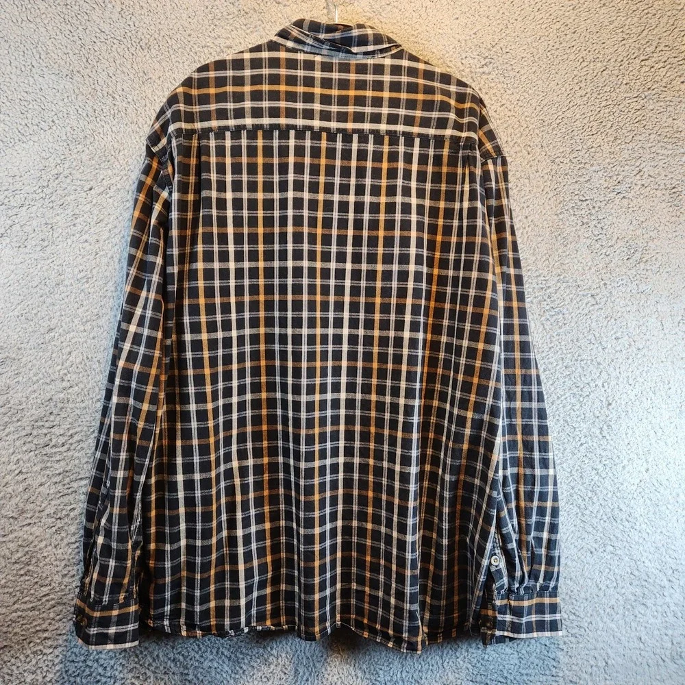 Carhartt Shirt‎ Mens 3XL Multicolor Relaxed Fit Plaid Cotton Pockets Button Down